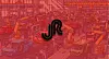 Illustrated automotive assembly line with multiple robots and the JR Automation logo in the centre.