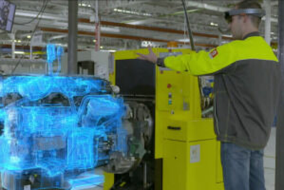Augmented assistance Renault Trucks is hoping to leverage ‘mixed reality’ technology to help workers assemble engines