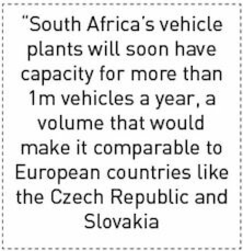 Southern powerhouse South Africa