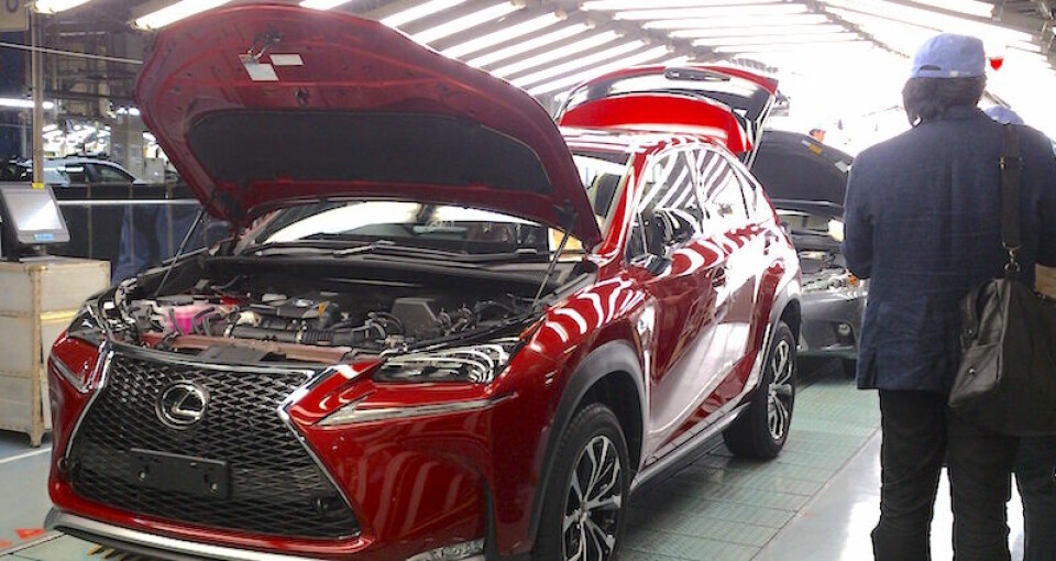 The plan for Japan Premium production - Lexus NX production Kyushu