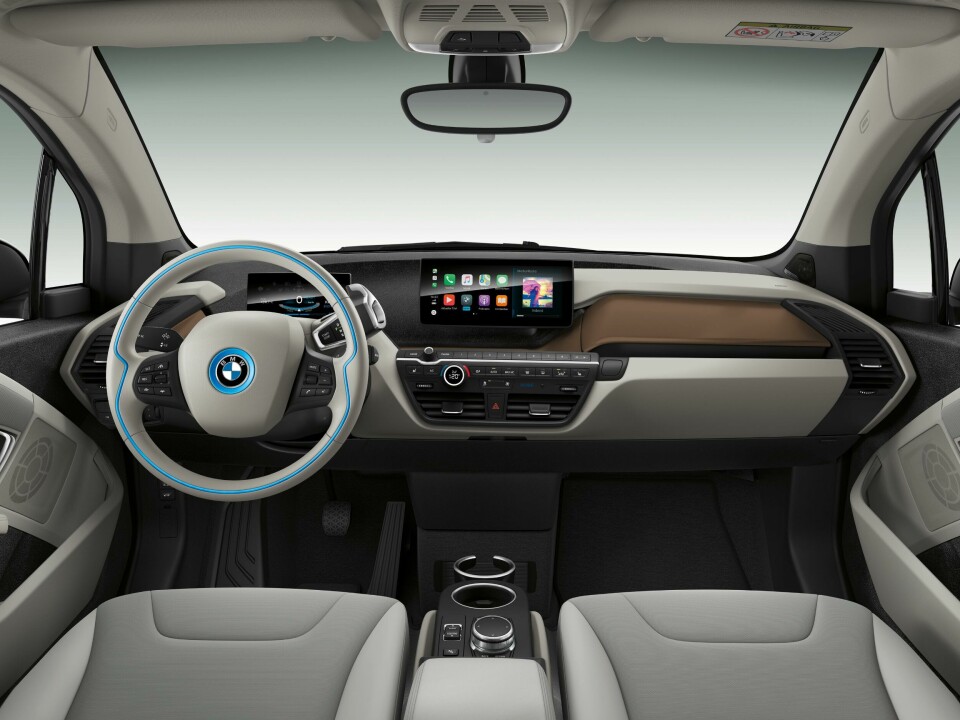 The BMW i3 electric car uses hemp, eucalyptus wood and yarn spun from plastic bottles in its interior BMW i3 interior