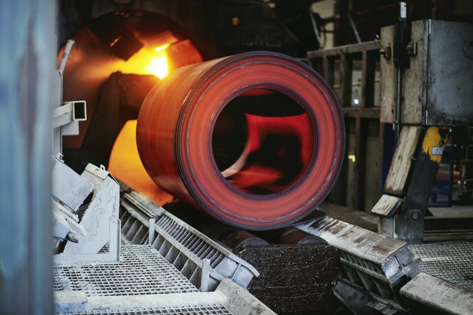 Non-magnetic materials for EV motors Avesta+hot+rolling