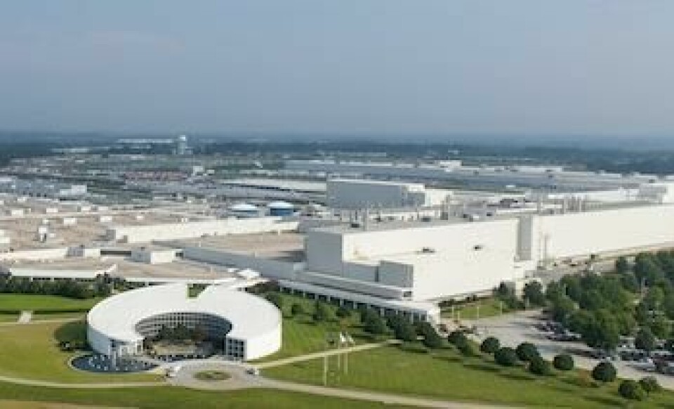 BMW Plant Spartanburg in South Carolina. BMW Manufacuring aerials on 8/28/13. File: 082713GR34