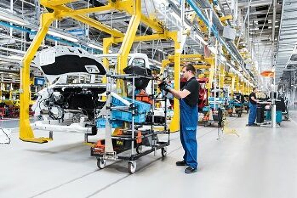 Intelligent production Assembly hall, Mercedes-Benz Ludwigsfelde