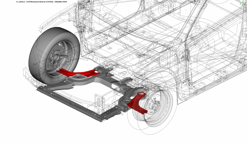 HRCP980SF Provides a safe and lightweight Lower Control Arm (red) Number 1