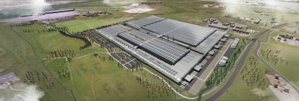 Britishvolt is building the UK’s first giga-scale cell production plant. The site will draw on renewable energy from nearby offshore wind farms Factory-Render-Britishvolt