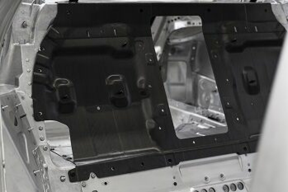 Material world The CFRP rear panel is the largest component in the new A8’s occupant cell