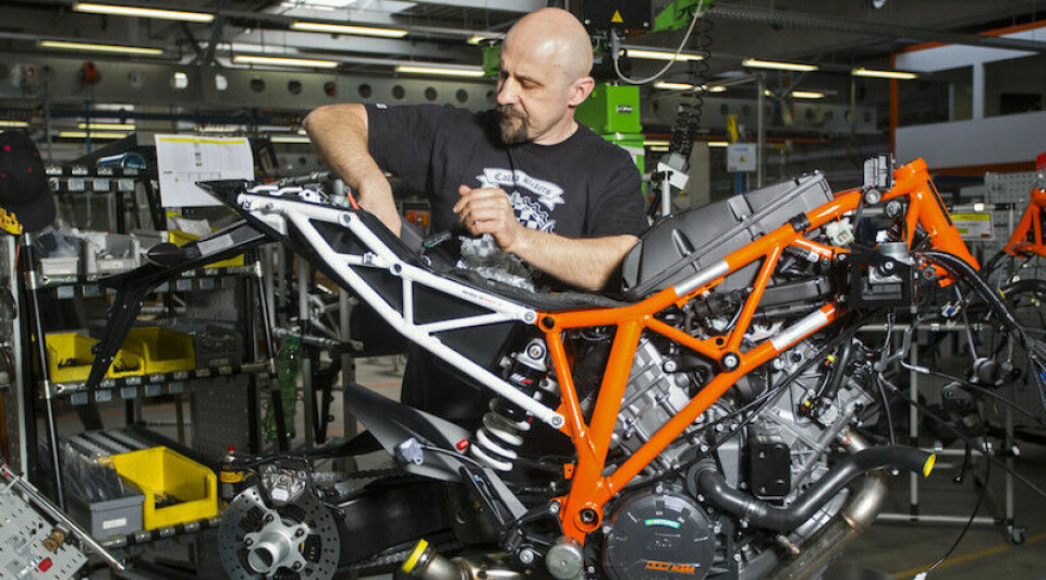 KTM steps up the pace 36897_ktm-assembly