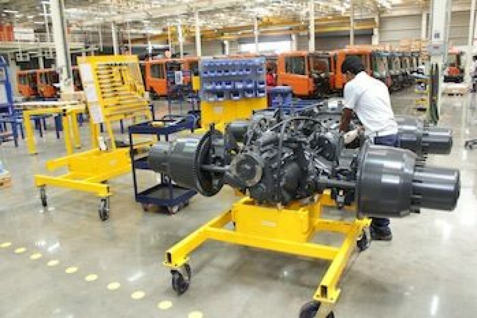 Return of India's trucks Scania driveline, India