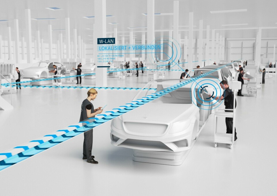 The automotive plant shopfloor will see changes in how the workforce manages and uses real time data to greater effect Mercedes MO360 digital ecosystem