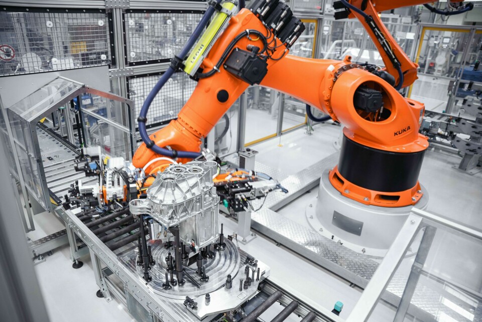 The new form of drive for the PPE has significantly increased the complexity of production, Audi Gyor PPE motor 1