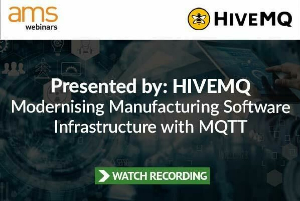 Watch recording: Modernising Manufacturing Software Infrastructure with MQTT POST Thumbnail 600x400