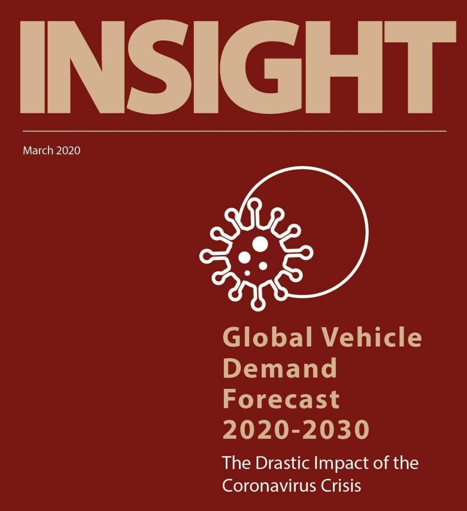 Global vehicle demand forecast 2020-2030 Global vehicle demand coronavirus forecast