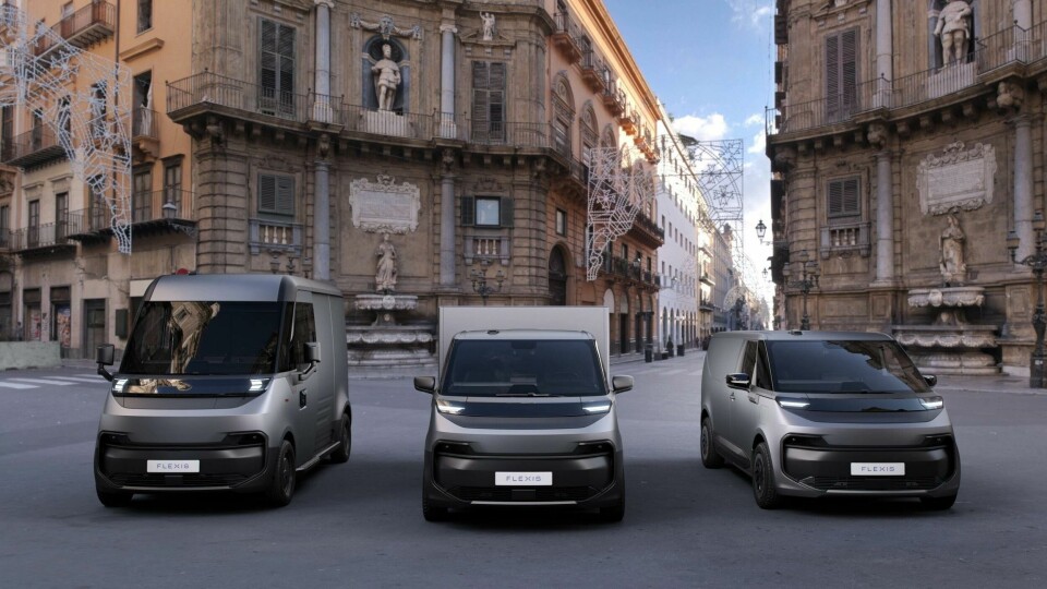 Phillipe Divry, Flexis CEO says Flexis will have two sizes of batteries, one with normal range and one with a long range, with two different chemistries Flexis EV vans