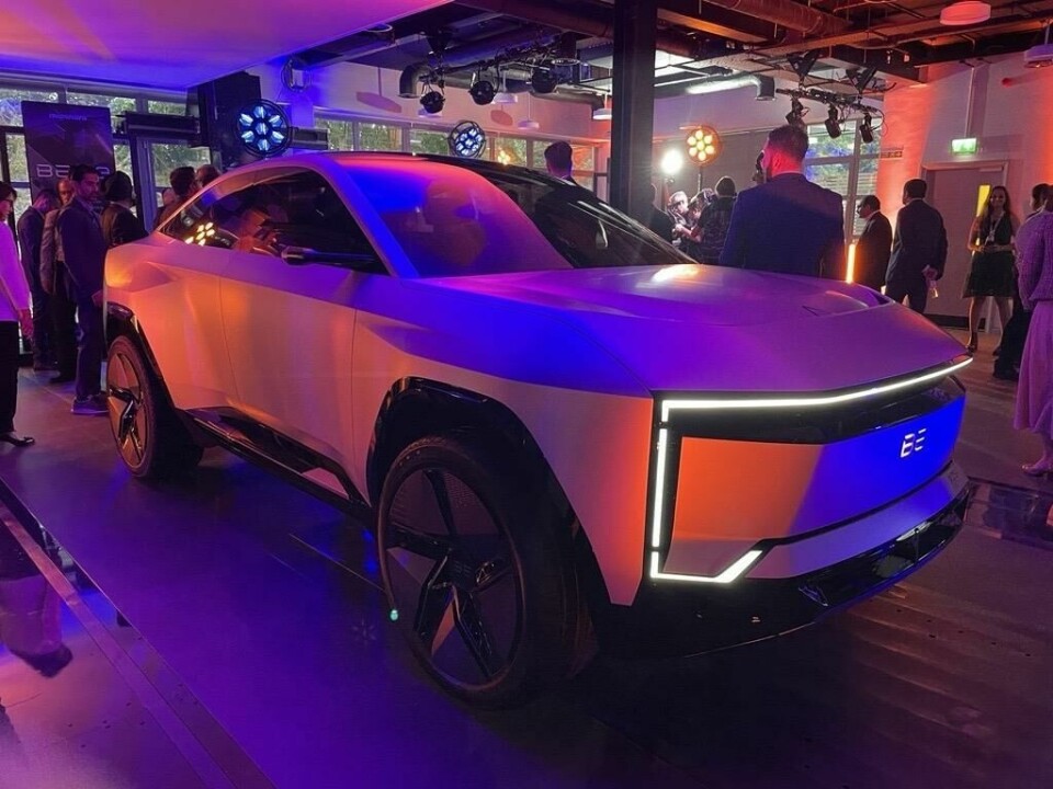Mahindra displays new crossover EV models at a UK unveiling event in Aug. 2022 MicrosoftTeams-image