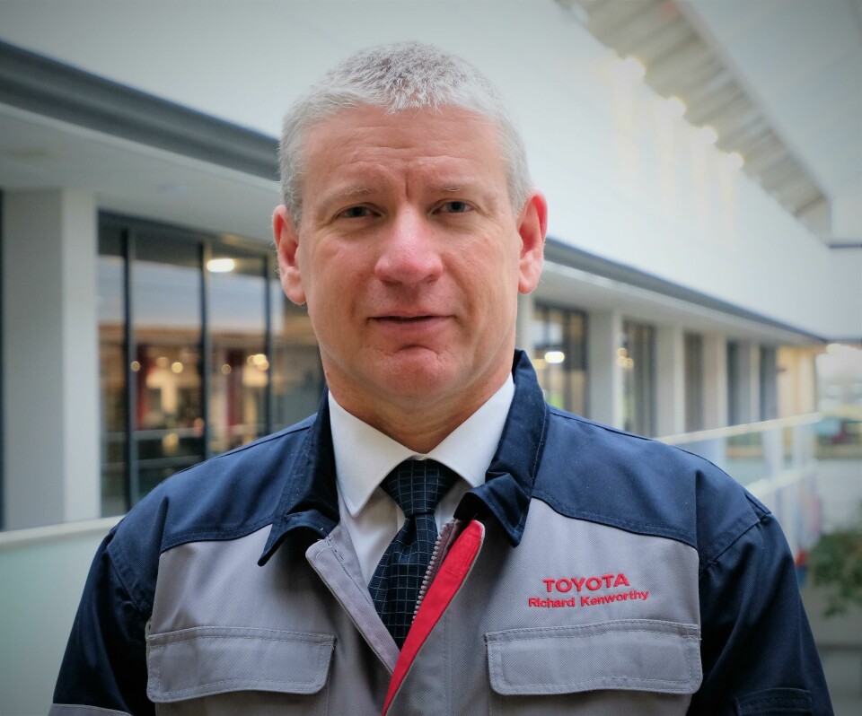 Richard Kenworthy moves from managing director of Toyota Motor UK to VP of manufacturing, TME. rkpreferred