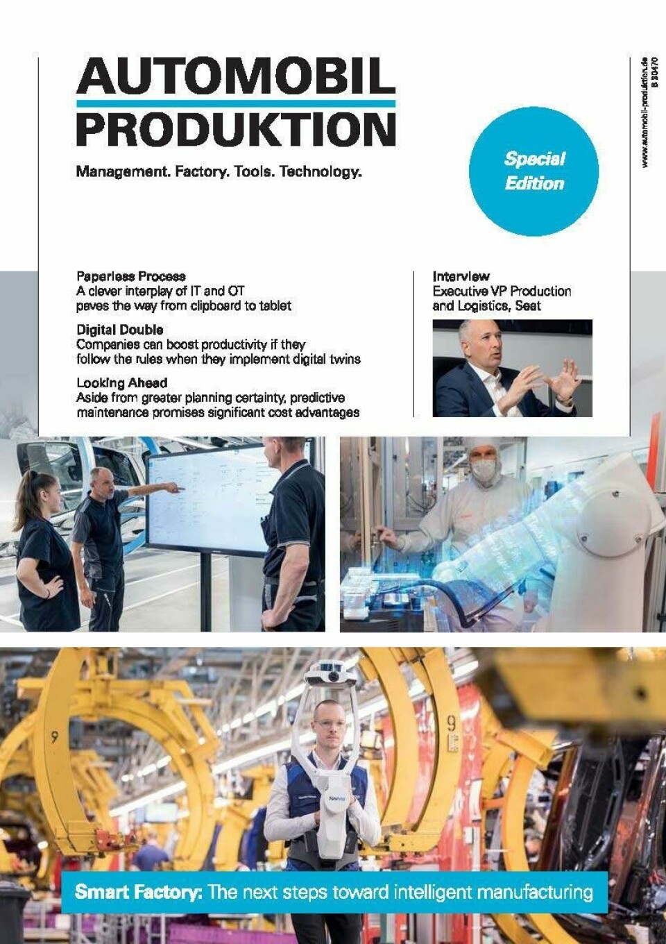 Automobil Produktion is a sister publication to AMS AP special edition smart factory