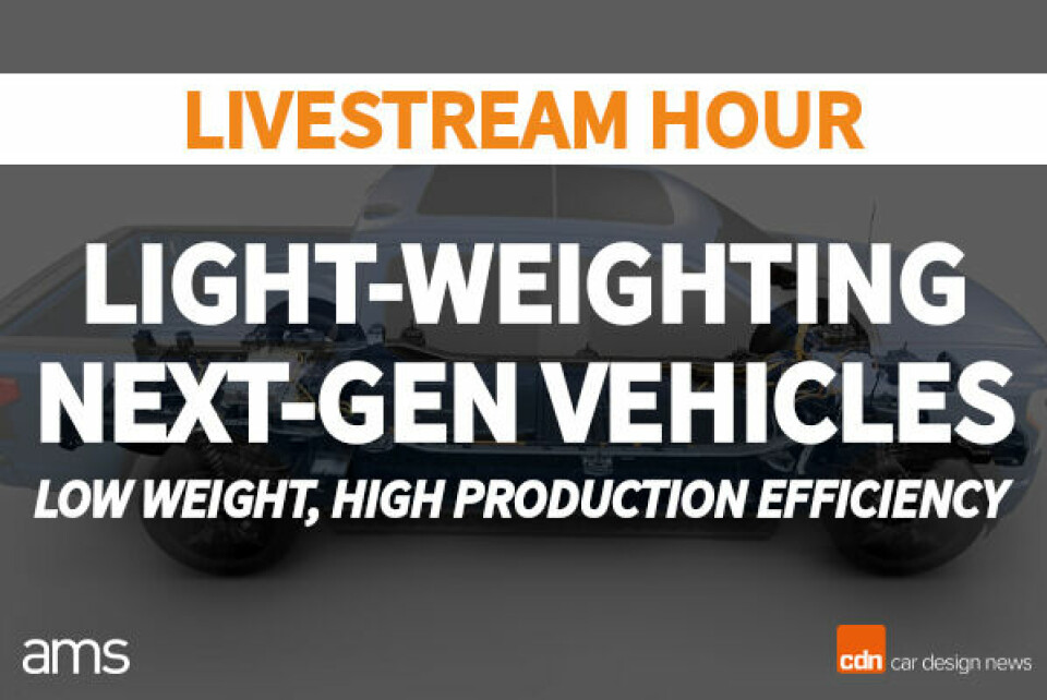 Watch: Vehicle lightweighting rises to the top of the agenda for designers and engineers Light-weighting vehicle design and manufacturing