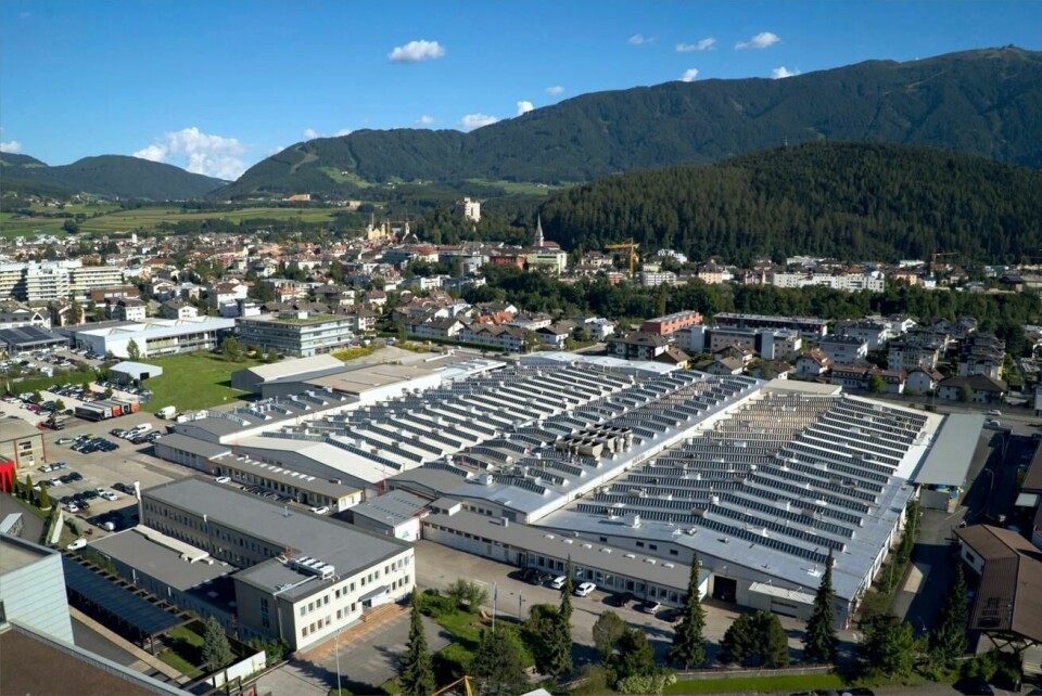 GKN Automotive’s Bruneck plant is a centre for excellence for production of its eDrive systems Aerial Image Bruneck