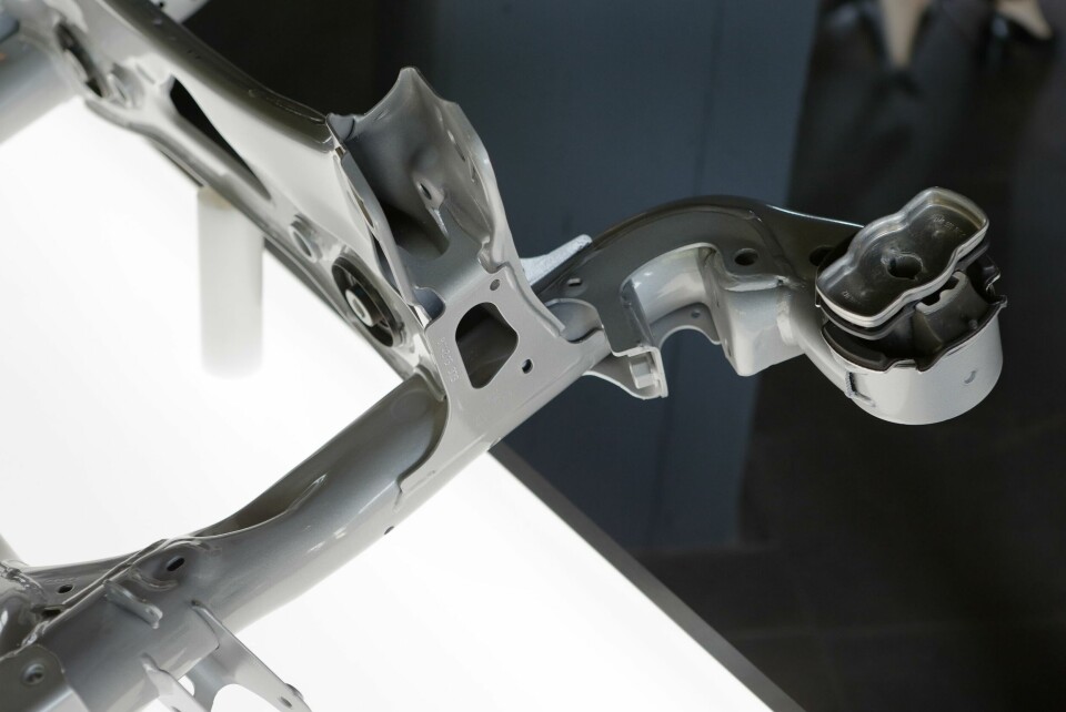 In the absence of a noisy engine, it is essential for EVs’ chassis components to limit the transmission of road noise Chassis Part