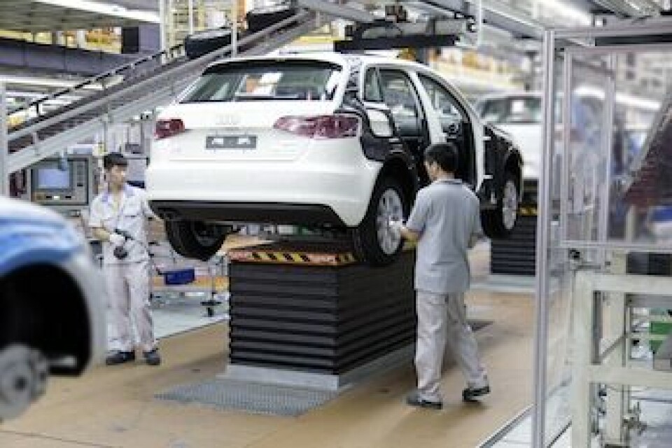 Audible progress Audi Foshan