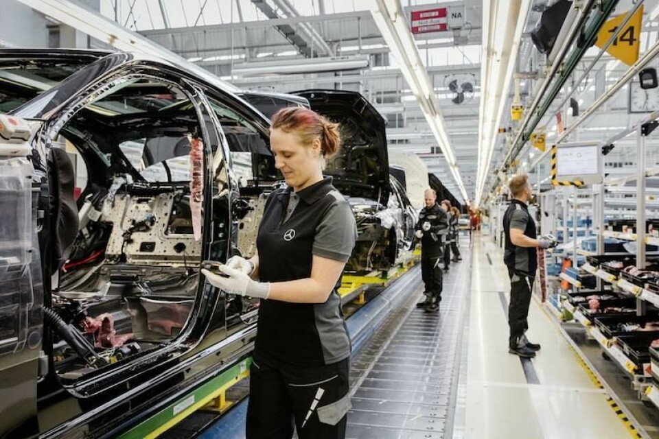 Everstream Analytics has reported that Mercedes-Benz’s plant in Sindelfingen has had to partically reduce production Mercedes-Benz Sindelfingen S-Class assembly