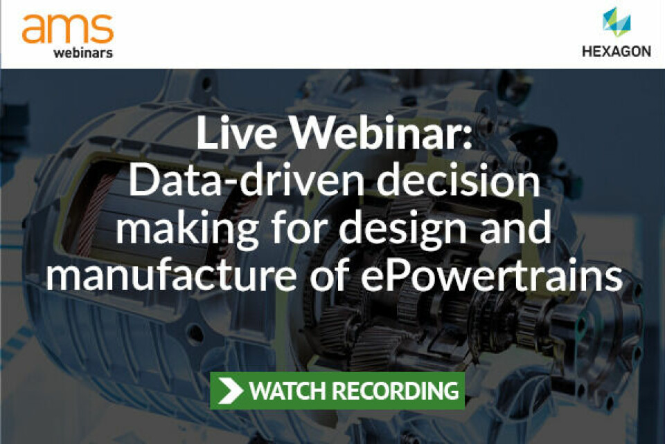 Watch recording: Data-driven decision making for design and manufacture of ePowertrains Email Banner thank you email 600x400