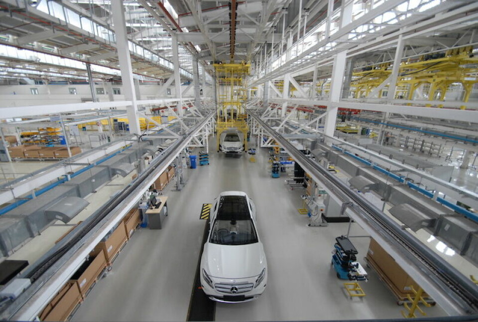 A race for third place Mercedes-Benz factory, Pune