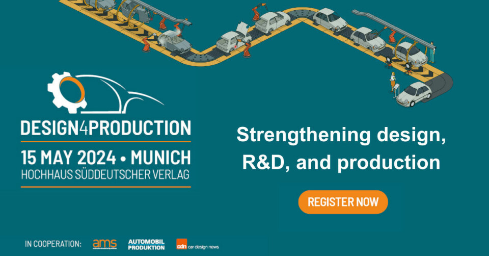 DESIGN4PRODUCTION brings together leaders in automotive production, design, and engineering Design4Production hero banner