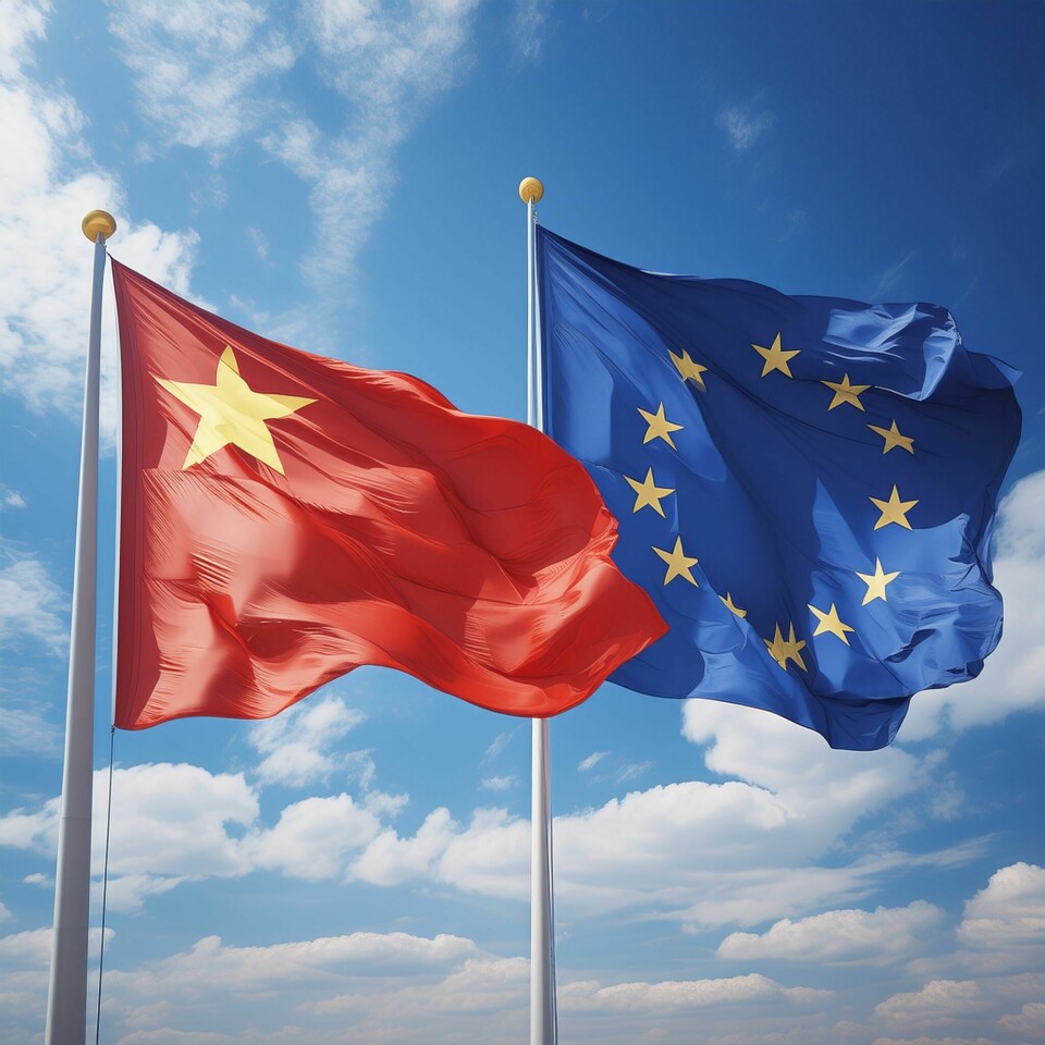 Europe’s tariffs on Chinese EV imports stresses importance of local production Firefly china and europe flags side by side with sky in background 17252