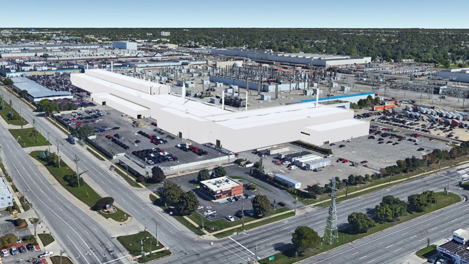 Digital representation of the updated Warren Truck Assembly Plant (WTAP) Digital representation of the updated Warren Truck Assembly Plant (WTAP)