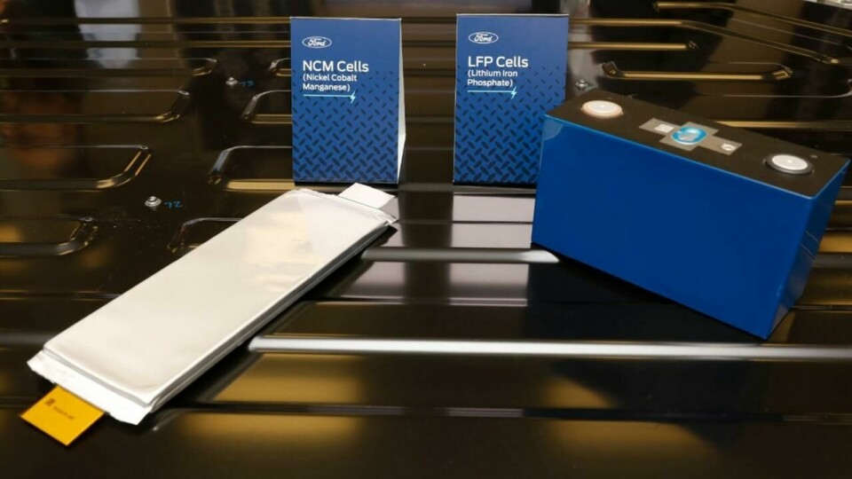 Ford’s battery cells for its upcoming EVs, including the LFP batter cells (right) which are set to be produced from 2026 in Blue Oval Battery Park Michigan battery-cells-image-1640x920-d