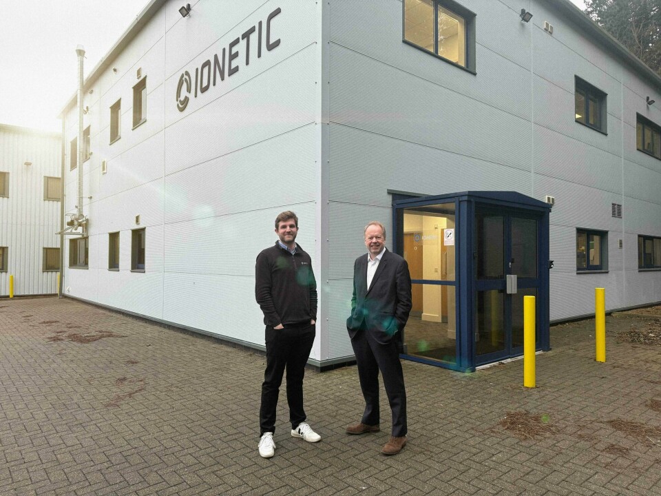 (L to R) James Eaton, CEO and Co-Founder, and Andy Palmer, Chairman, IONETIC James Eaton, CEO and Co-Founder of IONETIC (left); Andy Palmer, Chairman of IONETIC (right)