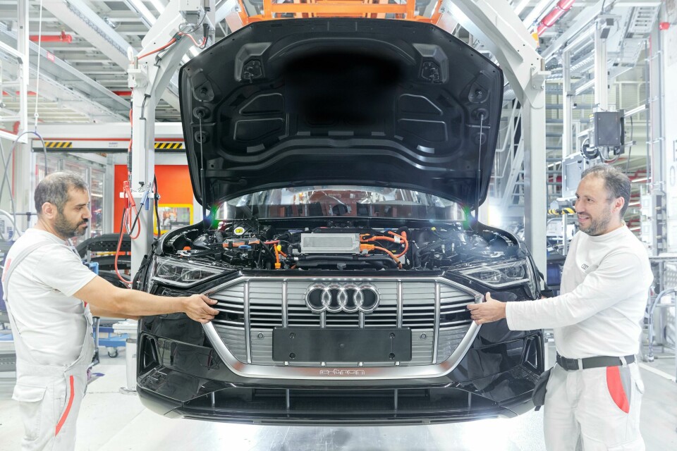 Audi uses the ‘skateboard’ type platform for its new e-tron models A193040_large