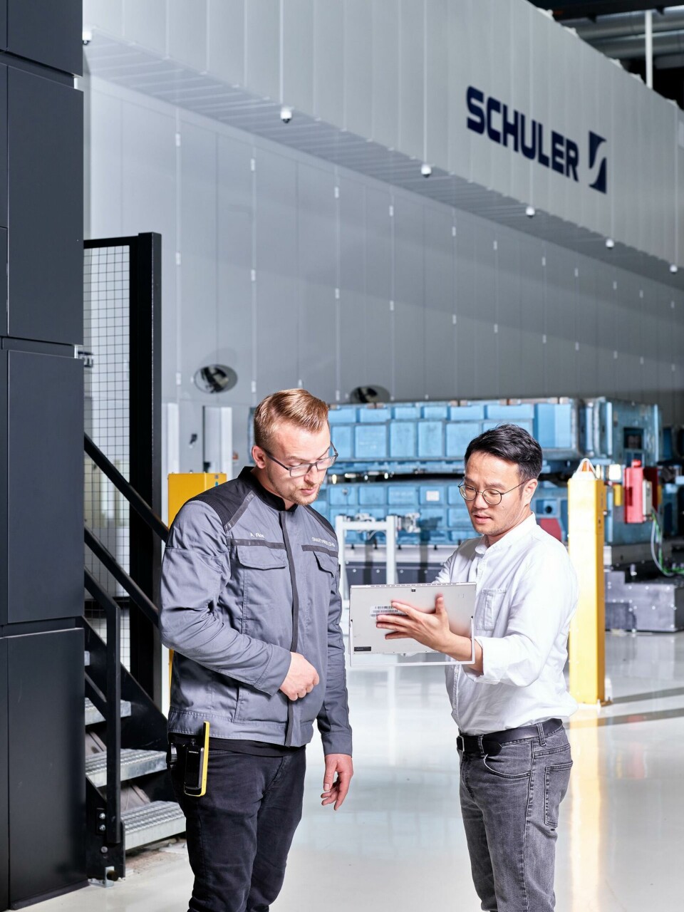 Digital tools monitoring the stamping and forming processes give press shop operators more control over production flow and quality Servo Press Line 2