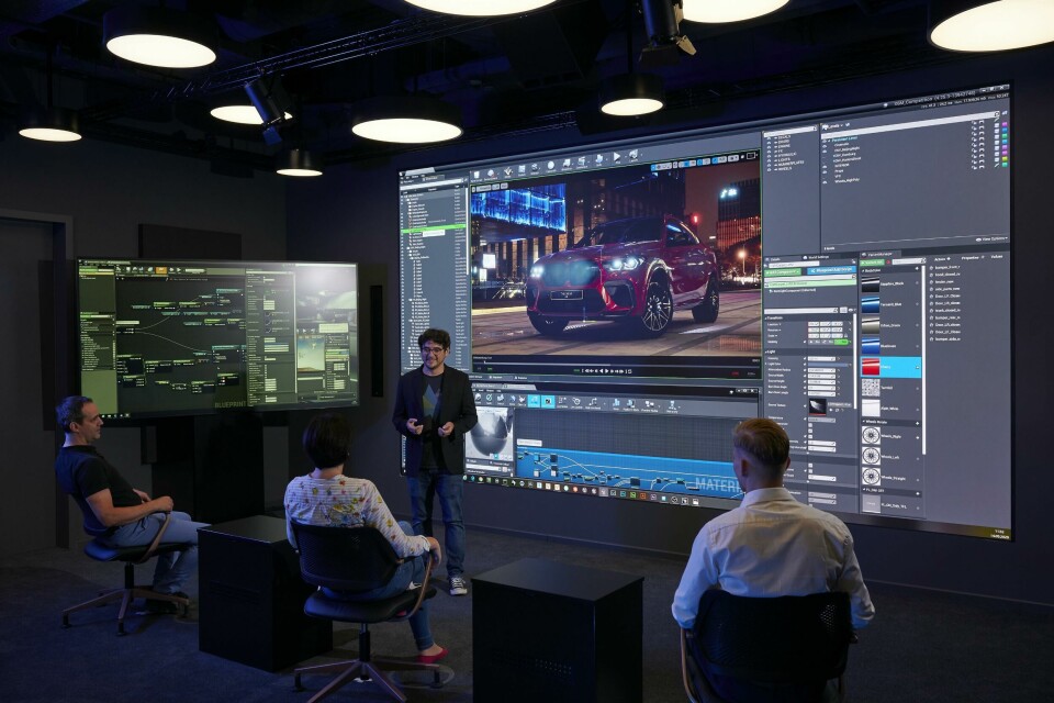 At BMW, the model that powers the VR capability can also create photo-realistic 2D representations that can be quickly updated within a meeting BMW virtual-collaboration with UE (2)