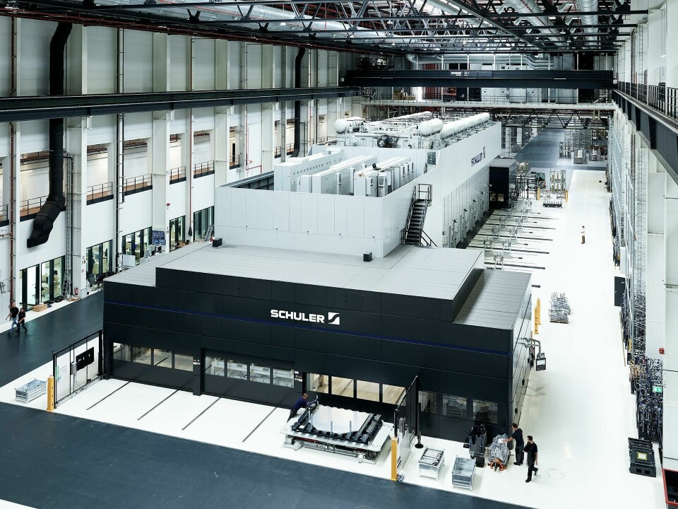 Using digital twins, the forming process and part flow in the servo press line are simulated in advance Servo Press Line 1
