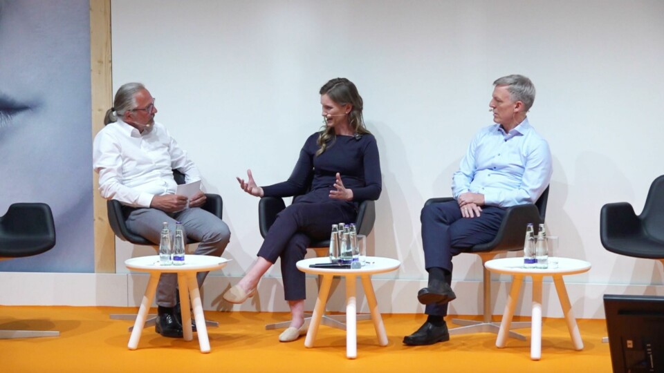 Talking automation and skills: AP journalist Götz Fuchslocher, Auto-Motive founder Carolin Platz and ABB’s Jörg Reger Götz Fuchslocher, Carolin Platz, Joerg Reger