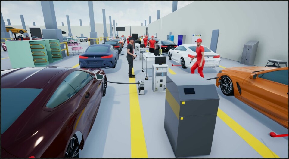 Following several years of test and development, BMW has selected Unreal Engine as a cornerstone of its engineering visualisation strategy BMW virtual factory planning with UE (1)