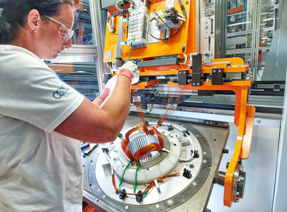 Winding and inserting is a particularly strong competency at the Györ plant Audi Hungaria emotor