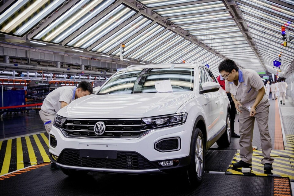 Vehicle production at the FAW-Volkswagen factory FoshanThe Volkswagen group has recently launched a new “in China, for China” strategy Vehicle production at the FAW-Volkswagen factory Foshan
