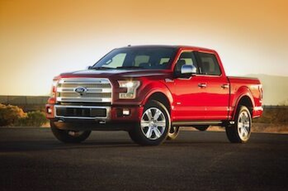 Joining aluminium Ford F-150