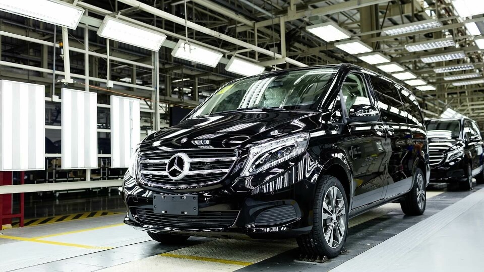 The Fuzhou plant of Fujian Benz Automotive.Production of the Multi-Purpose-Vehicle V-Class at the Fuzhou plant of Fujian Benz Automotive Co Production of the Multi-Purpose-Vehicle V-Class at the Fuzhou plant of Fujian Benz Automotive Co