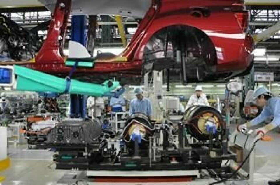 Toyota’s pioneering “just-in-time” inventory management system, designed to keep costs low, is efficient - but vulnerable to supply chain disruptions. Toyota’s pioneering “just-in-time” inventory management system, designed to keep costs low, is efficient - but vulnerable to supply chain disruptions.