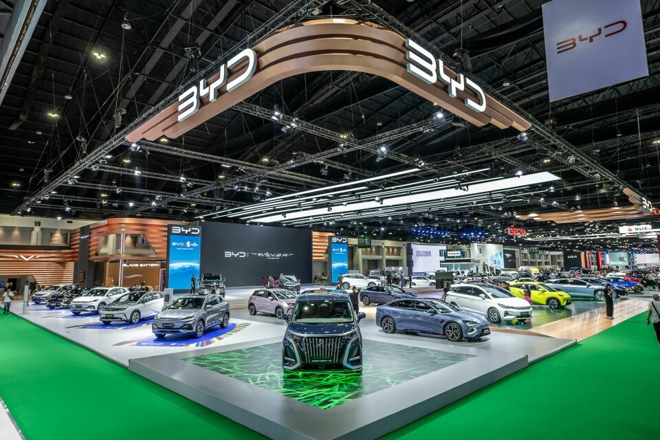 BYD-45th-Bangkok-International-Motor-ShowBYD displayed its range of vehicles at the Bangkok-International-Motor-Show. The OEM will start production of EVs in Thailand by Q3 2024 BYD-45th-Bangkok-International-Motor-Show