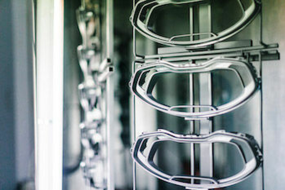 Set the controls Novares paintshop rack