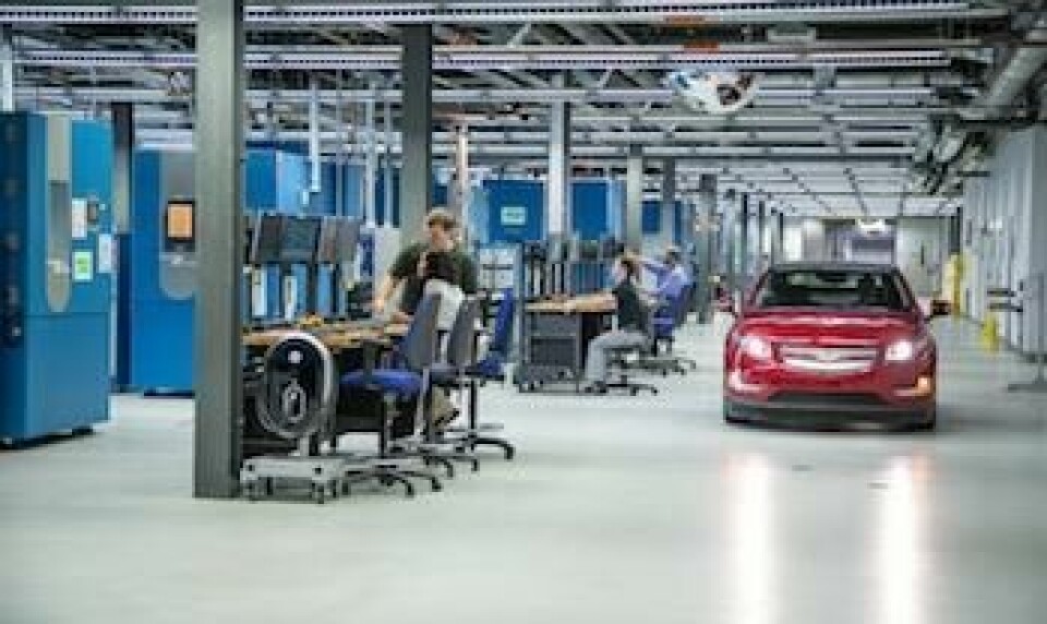 GM’s battery laboratory in Michigan. GM announced last year that it will be investing $6.6billion in Michigan EV and battery production GM battery laboratory, MI