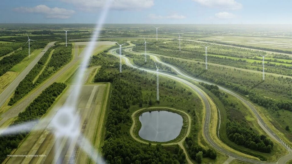 Mercedes-Benz test track at Papenburg, northern Germany Mercedes-Benz test track at Papenburg, northern Germany