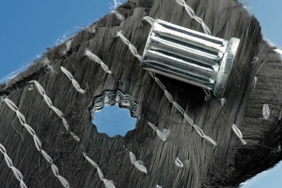 Fraunhofer ILT says the use of ultra-short pulse (USP) laser radiation, allows durable and high-quality openings to be formed in unimpregnated carbon fibre fabrics Fraunhofer1