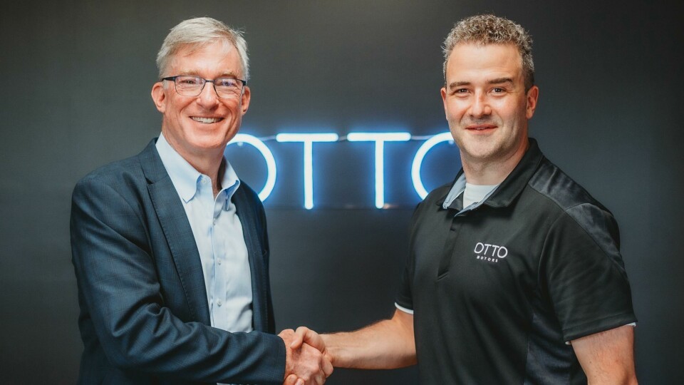 (L to R) Blake D. Moret, CEO of Rockwell Automation, and Matt Rendall, CEO, Clearpath Robotics & OTTO Motors (L to R) Blake D. Moret, CEO of Rockwell Automation, and Matt Rendall, CEO, Clearpath Robotics & OTTO Motors